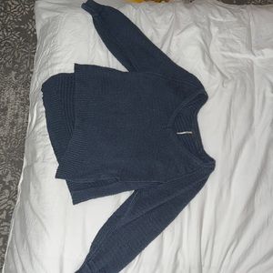 Navy free people sweater